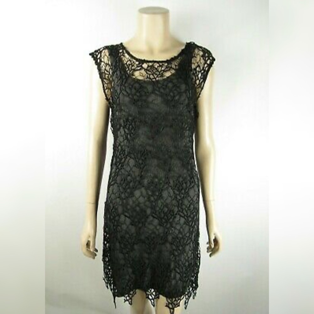Anthropologie HD in Paris Lace Slip dress